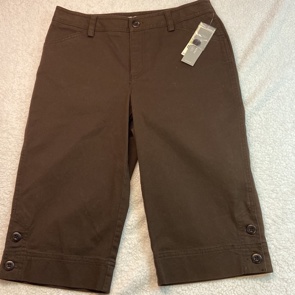 Charter Club Petite Katherine Skimmer Dark Brown NWT Size 4P